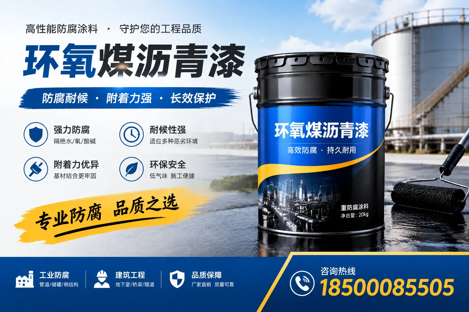 如何选择适合的环氧煤沥青漆？淮南市场选型指南